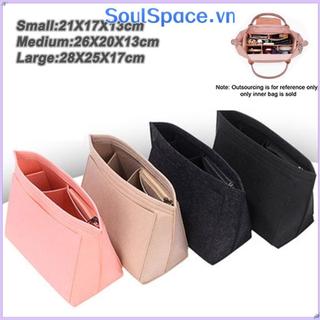 SOULSPACE Túi chèn nỉ Túi du lịch bí mật Chèn túi Ví lót