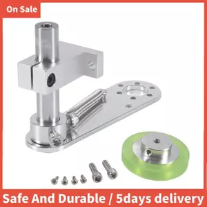 Bánh xe đo bánh xe mã hóa công nghiệp Polyurethane bằng nhôm 200mm có giá đỡ gắn mã hóa nhôm loại 20mm