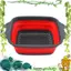Dụng cụ bảo quản nhà bếp Đĩa đựng nước gấp bằng silicon Giỏ đựng nước rửa trái cây rau quả Dụng cụ xả có thể gập lại Màu đỏ lớn