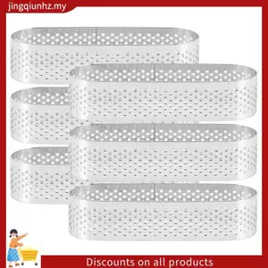 6 Cái Hình Bầu Dục Tartlet Khuôn Pháp Món Tráng Miệng Mousse Trái Cây Bánh Tart Nhẫn Quiche Khuôn Bánh