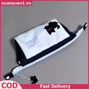 XUAN 1 Cái Hộp Đựng Bút Chì Học Sinh Cho Bé Trai Bé Gái Thời Trang Hàn Quốc Hoạt Hình Bla Mèo Túi Bút Chì Dung Tích Cao Văn Phòng Phẩm Túi Bảo Quản Trường VN