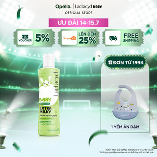Sữa Tắm Gội Trẻ Em Lactacyd Milky Bảo Vệ, Nuôi Dưỡng Da và Tóc Bé Vượt Trội 250ml
