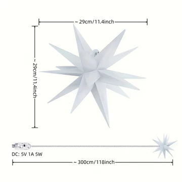 1 Đèn sao RGB, Đèn dây LED Đèn sao, Đèn chùm đổi màu năng động, Đèn tường, Đèn để bàn, Đèn ngủ chạy bằng USB, Thích hợp làm quà tặng sinh nhật, Phòng ngủ, Khách sạn, Quán cà phê, Phòng chơi game, v.v.