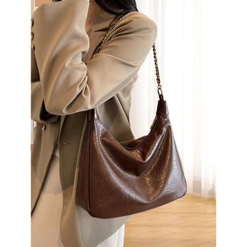 Women's Elegant Tote Bag – Chain Strap, for Work