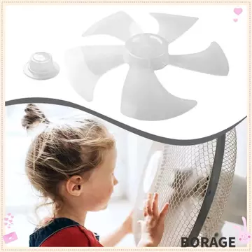 Quạt năm cánh BORAG, Tiếng ồn chậm Lưỡi quạt gió lớn, Quạt sàn lá nhựa bền cho quạt bệt Quạt bàn Quạt treo tường