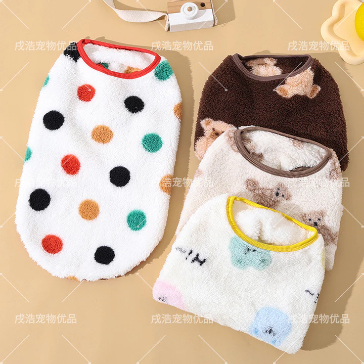 XS 8XL Golden Retriever Pháp Bulldog Bộ đồ ngủ lông cừu ấm áp Mùa đông Quần áo mèo cho chó vừa và lớn Chó lớn Ấm cúng Mềm mại Mùa đông Trang phục thú cưng Bộ đồ ngủ lông cừu ấm áp