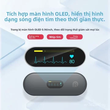 Máy theo dõi điện tim cầm tay đo nhanh ghi điện tâm đồ tại nhà theo dõi tim mạch