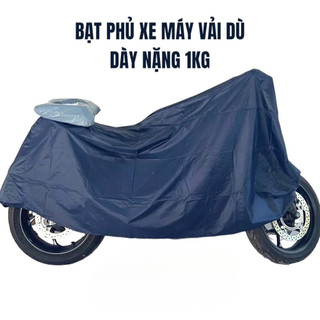[Vải Dù Dày Nặng 1kg]Bạt Phủ Xe Máy Cao Cấp Vải Dù 2 Mặt Che Nắng, Mưa, Bụi Giữ Xe Luôn Như Mới