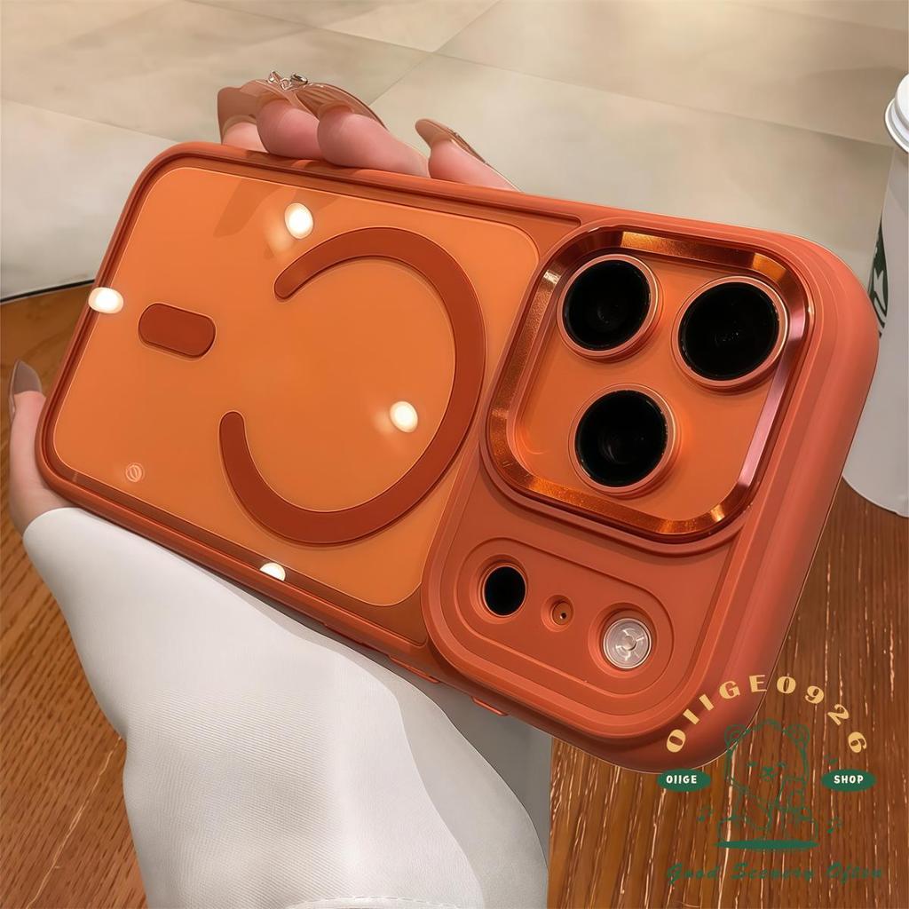 【 Ốp lưng iPhone17 】 Vỏ điện thoại từ tính Orange Scrub cho vỏ iPhone17 Pro Max cho vỏ iPhone Vỏ mềm silicon TPU chống sốc