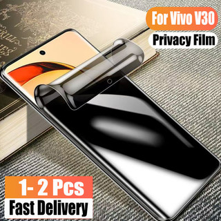 1-2 Chiếc Mềm Bảo Vệ Màn Hình Hydrogel Riêng Tư Cho Vivo V30 V40 Pro V60 V50 V29 V30e V27 5G Phim Bảo Vệ Chống Gián Điệp