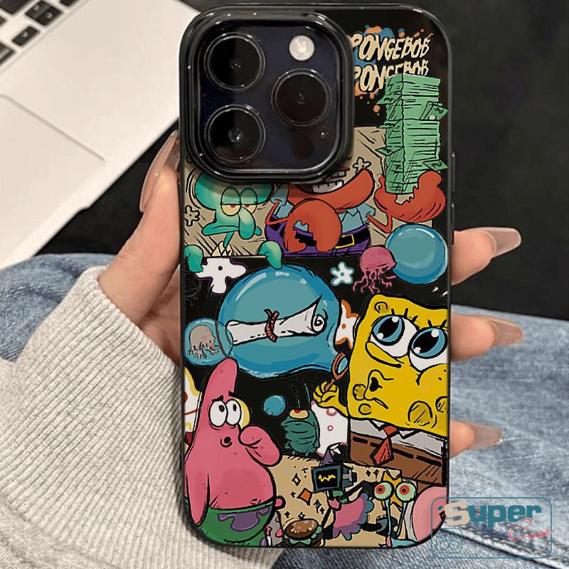 Ốp Lưng Tương Thích Cho IPhone 11 16 17 15 13 14 12 Pro Max Air 16 15 14 17 13 12 Pro 16 15 14 6 6s 7 8 Plus XR X XS Max SE 2020 SpongeBob Patrick Star Toy Bìa mềm truyện