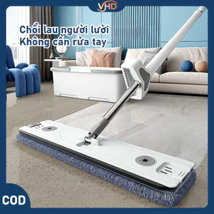 Cây Lau Nhà Tự Vắt Thông Minh, Xoay 360°, thảm 45cm, dọn dẹp sạch không vết, Phù hợp với mọi loại sàn