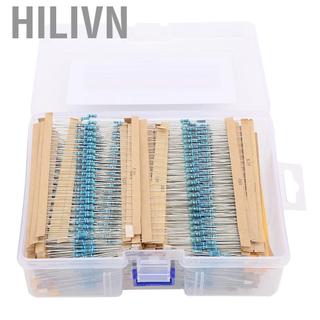 Hilivn Bộ điện trở màng kim loại cho linh kiện điện tử 2600PCS 1/4W ĐIỆN TRỞ Độ bền cao và thiết thực
