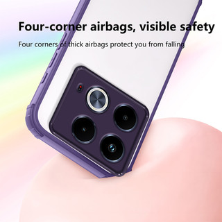 INFINIX NOTE 40 4G 5G X6851 X6852 X6853 Đệm khí bốn góc trong suốt cao cấp bảo vệ vỏ mềm chống sốc