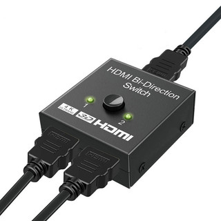Bộ chuyển đổi HDMI hai chiều 4K, 1 vào 2 ra/2 vào 1 ra! Hỗ trợ chất lượng 4K Ultra HD, truyền tín hiệu ổn định