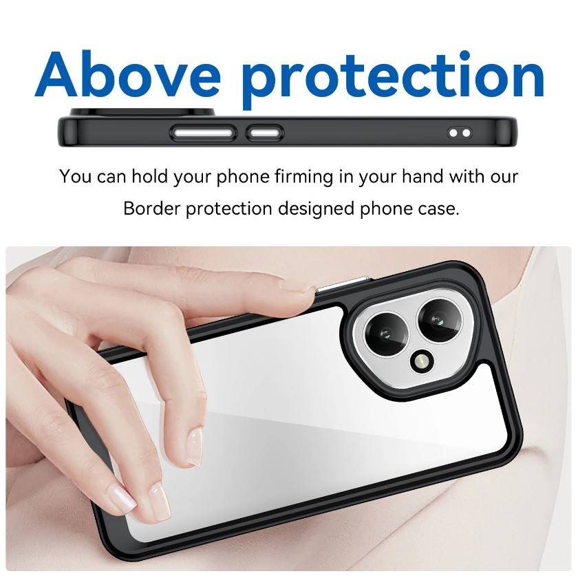 Dành Cho Honor 400 Clear Case Honor 400 Cover Coque Funda Cứng Mờ Cạnh Mềm Chống Sốc Điện Thoại Ốp Lưng Honor 400