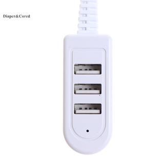 DIAPER & CORED 3 cổng USB 2.0 Bộ chia HUB tốc độ cao đa năng Máy tính xách tay mở rộng cho máy tính để bàn YTH