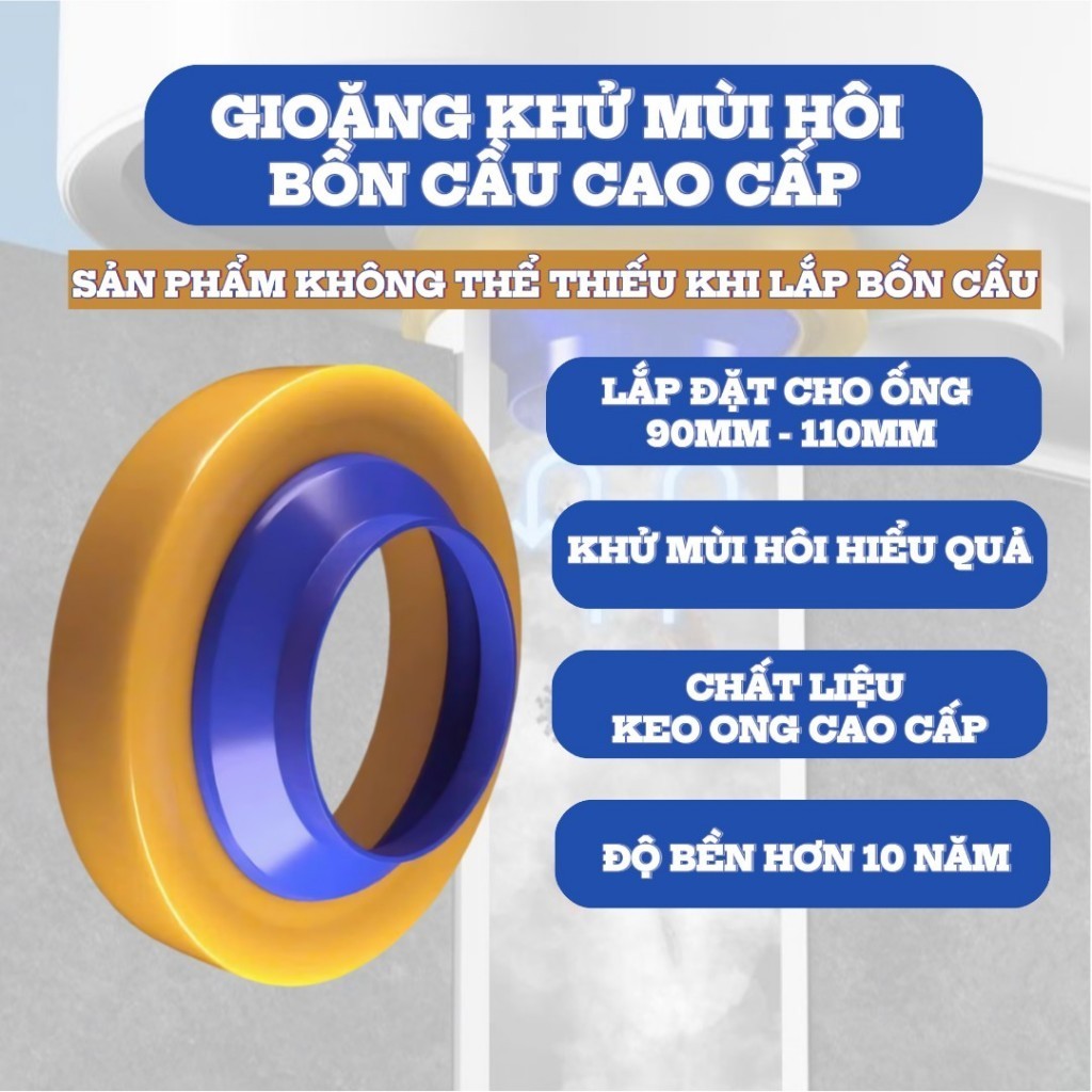 Gioăng bồn cầu tiết kiệm - Chất lượng tốt, đáp ứng nhu cầu cơ bản
