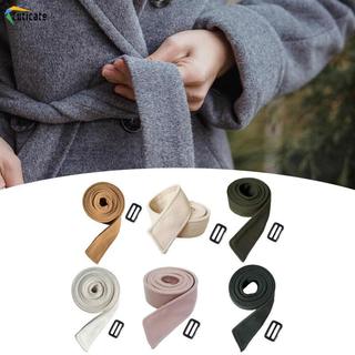 Thắt lưng hai mặt nữ, phụ kiện thời trang polyester, phù hợp áo khoác và áo len