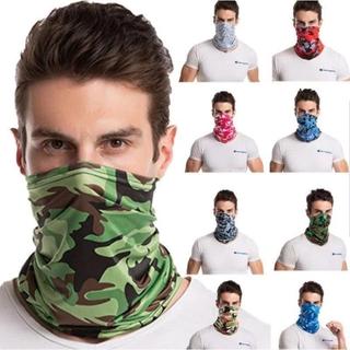 Ngoài trời thoáng khí chống nắng băng lụa thể thao cổ yếm câu cá ngụy trang cổ che mặt nạ đi xe đạp Sport Nam