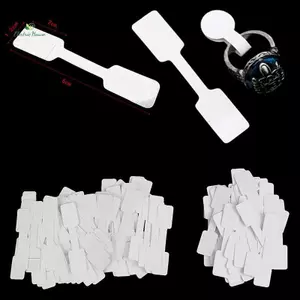50 / 100 Cái nk giá thẻ nhẫn ren nhãn trang sức giấy stiers mới