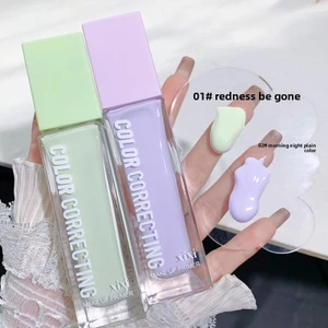 xixi Clear Base Cream Kem lót trang điểm Kem che khuyết điểm dưỡng ẩm Kiểm soát dầu Làm sáng Chỉnh sửa tông màu da Kem lót trang điểm lỗ chân lông vô hình