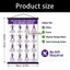 Poster tập thể dục SUIT Taiji dành cho người cao tuổi Biểu đồ treo tường tại nhà với 16 bước đi và bước in rõ ràng Guidan
