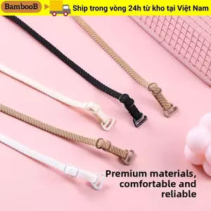 BAMBOOB 2 Dây Đeo Áo Ngực, Dây Đeo Vai Đôi Co Giãn Mỏng, Chống Trơn Trượt Thoải Mái Có Thể Điều Chỉnh Chiều Dài Phụ Kiện Đồ Lót Nữ