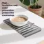 GCDHome 1 Chiếc Silicon Thoát Nước Thảm Ba Màu Thanh Cách Nhiệt Thảm Thanh Bồn Rửa Thoát Thực Phẩm Đồ Dùng Thảm Trang Trí Nhà Bếp Thảm Silicon Phụ Kiện HOT