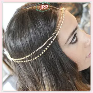 JRP Kim Loại Nhiều Lớp Boho Đầu Dây Cưới Kiểu Tóc Phụ Kiện Tóc JRP