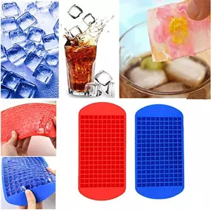 Khay đựng đá viên Mini bằng silicon Khuôn làm đá viên nhỏ Khuôn làm đá viên silicon có thể gập lại Khay đựng đá viên nhà bếp Khuôn Popsicle VN
