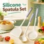 Dụng Cụ Nấu Ăn Silicon Cấp Thực Phẩm Thìa Chống Trầy Xước Ladle Skimmer Chịu Nhiệt An Toàn Cho Chảo Chống Dính Dụng Cụ Nấu Ăn Nhà Bếp Hàng Ngày