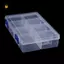 {TB & Bag} Hộp đựng dụng cụ đa chức năng 20 * 13,5 * 4,5cm Hộp lưu trữ bằng nhựa lớn 8 lưới Hộp lưu trữ vít Dụng cụ trong suốt điện tử.