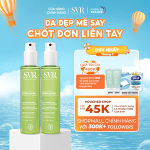 Bộ đôi xịt giảm mụn lưng và cơ thể SVR Sebiaclear SPRAY CORPS 150ML (CBG23)