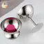 2023 Cốc Cốc Inox Mới Kem Món Tráng Miệng Bát Salad Đĩa Trái Cây Ốc Sna Món Ăn KTV Thanh Tiếp Liệu ELWW