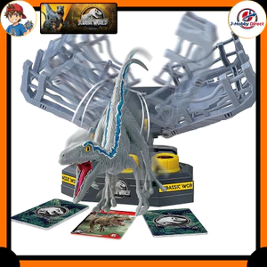 EPOCH Jurassic World Cage Break Game — ST Mark certified, Ages 4 and up, Dinosaur toy/game, Players: 2–4 (EPOCH)