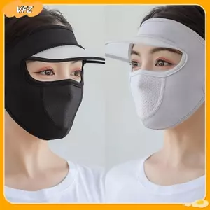 VFZ Nữ Mỏng Thoáng Khí Ice Silk Dài Ne Full Face Mask Mùa Hè Louislifecool