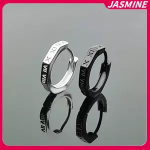 JASMINE Nam Thời Trang Hình Học Bông Tai Dành Cho Nam Bông Tai Hip-Hop Punk Món Quà Trang Sức JASMINE