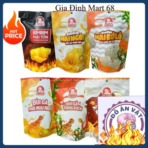 Combo 10 Gói Ăn Vặt Hot Trend - Mix Snack, Tăm Cay, Rong Biển, Đùi Gà Phô Mai