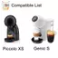 Bộ chuyển đổi cà phê có thể tái sử dụng cho máy viên nang Dolce Gusto Chuyển đổi dễ sử dụng cho quán cà phê gia đình và văn phòng Barista Style ELWW
