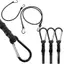 TMOY 1 / 3 Dây Bungee 6MM Có Móc Dây Co Giãn Co Giãn 30-150cm Xe Đạp Nhẹ Dây Buộc Hành Lý Ô Tô Paing Mái Ra Dây TMOY