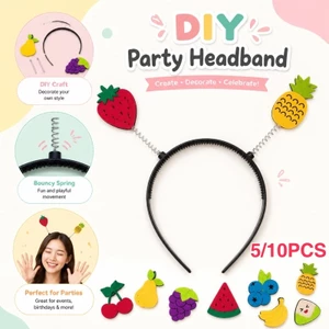 5 / 10 Chiếc Nhiều Đồ Trang Trí Trái Cây DIY Mùa Xuân Băng Đô Trang Trí Tùy Chỉnh Vòng Tóc Cho Lễ Hội Ngày Lễ Theo Chủ Đề Đảng