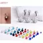 HFSHY 1 Quả Bóng Pha Lê Bụng Nút Nhẫn Thép Không Gỉ Zircon Rốn Xuyên Bụng Xuyên Dễ Thương Rốn Thanh VN