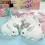 SRVN Kawaii Thỏ Trắng Bóp Đồ Chơi Mềm Mại Thỏ Dễ Thương Fidget Chống Căng Thẳng Quà Tặng Cho Gia Đình Bạn Bè Phục Sinh Ủng Hộ.