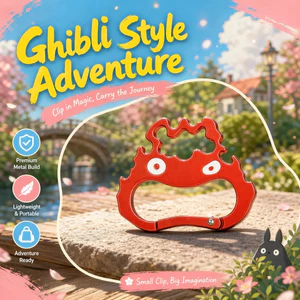 Móc Khóa Giới Hạn Hayao Miyazaki Spirited Away Carabiner Nhật Bản Ghibli Hàng Xóm Của Tôi Totoro Mèo Đen Cassign Xe Buýt Mèo Hàng Hóa