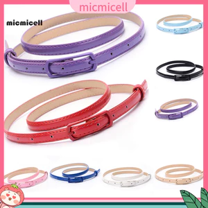 MIC _ Belt Thắt lưng nữ giả da có thể điều chỉnh phong cách mỏng để đeo hàng ngày