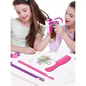 🔥Máy bện tóc tự động 3 sợi​ Dụng cụ uốn bím tóc điện quà tặng bé gái Influencer DIY Trẻ Em Tự Động Tóc Bện Cô Gái Chơi Nhà Trang Điểm Bện Tóc Máy Trang Điểm Bộ Đồ Chơi Trang Điểm o