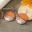 Nguyên Chất Handmade Retro Bông Tai Bằng Gỗ Tròn Bông Tai Tính Khí Bông Tai Hoa Móc Bông Tai
