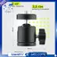 Ball Head Tripod Mount Bộ chuyển đổi Camera xoay có thể điều chỉnh nhỏ gọn và đèn vòng để chụp ảnh
