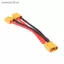 SRVN Nam Nữ Cáp Nối Dài Kép Y Splitter 3 Chiều 14AWG Dây Silicon XT60 Đầu Nối Pin Song Song Cho Động Cơ RC.